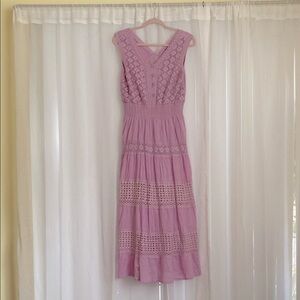 NWT NAOO Lilac Lavender Dress